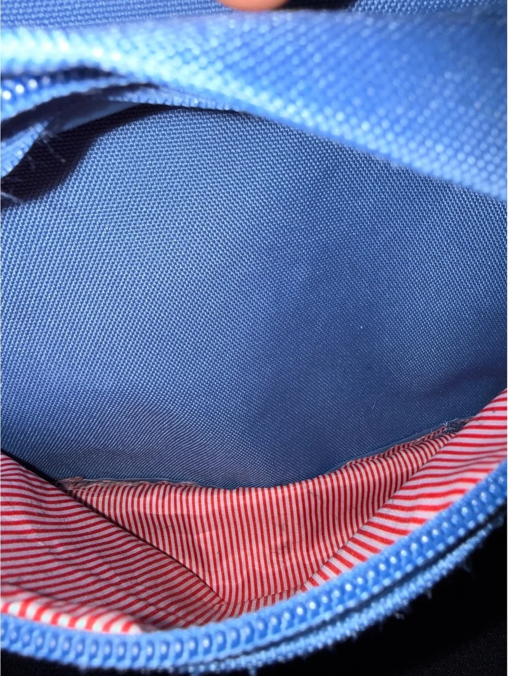 Herschel Supply Co. Light Blue Classic Backpack Red Stripe Lining